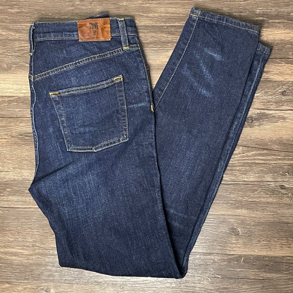 Frye Blue Straight Leg Jeans Size 30 Classic Bue Denim